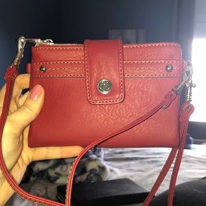 Red Wallet/Crossover Bag